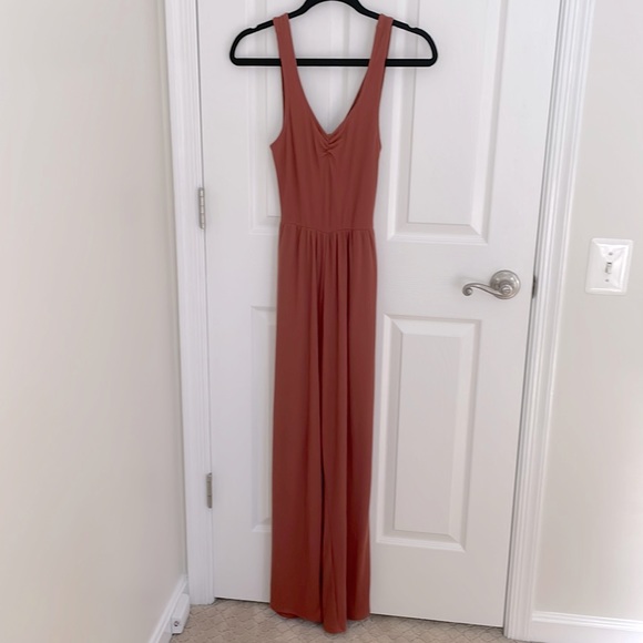 Live To Be Spoiled Pants - Orange Jumpsuit